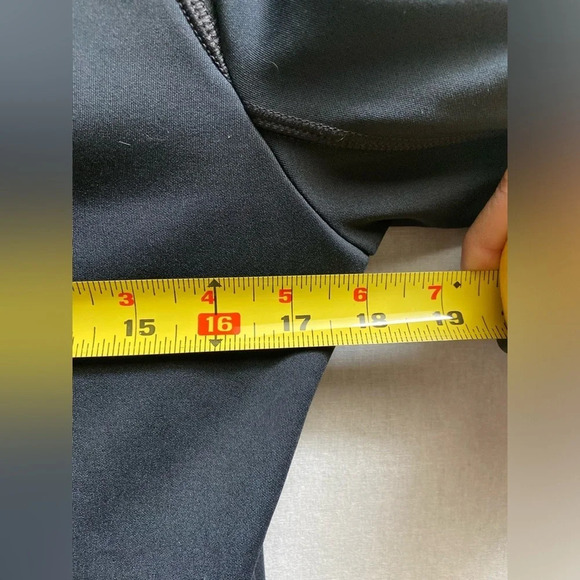 Lole black  3/4 zip performance pullover fleece with thumbholes Sz M - Picture 13 of 13